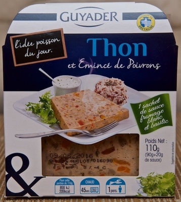 "L'idée Poisson du Jour" : Thon et Emincé de Poivrons